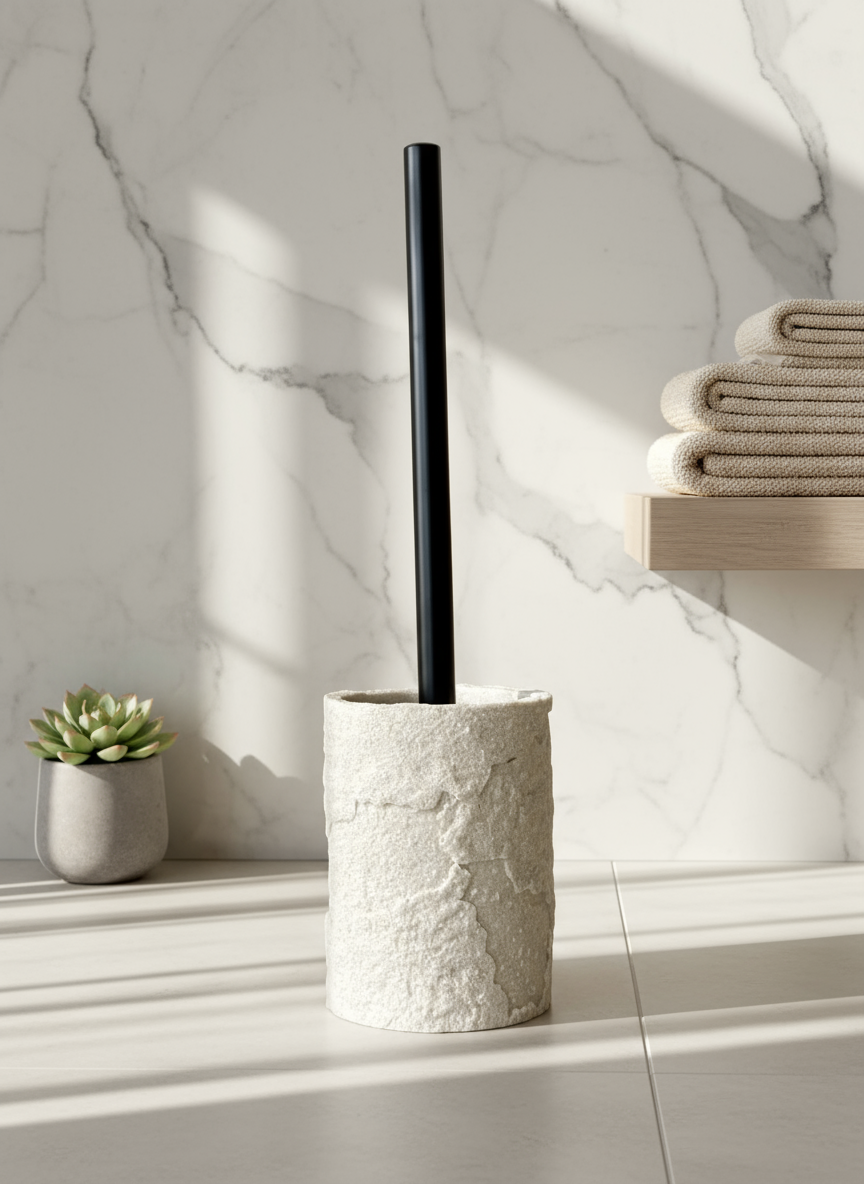 Fossil Toilet Brush - Beige