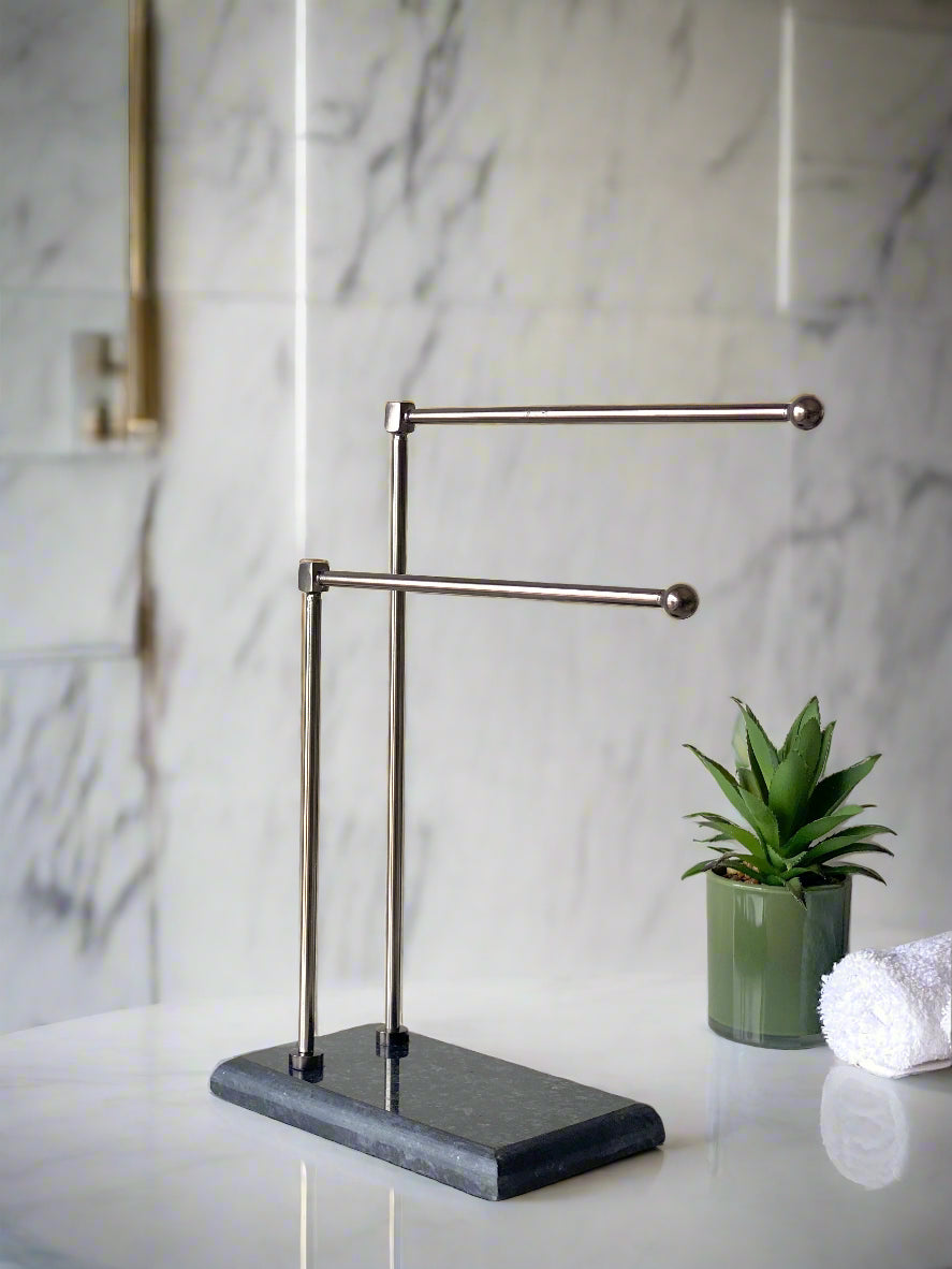 Melrose Hand Towel Stand - Black