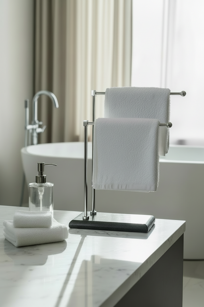 Melrose Hand Towel Stand - Black