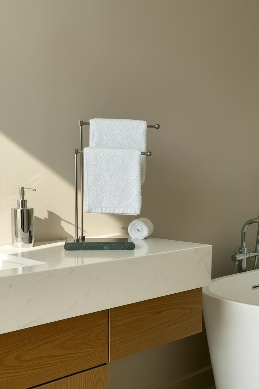 Melrose Hand Towel Stand - Black
