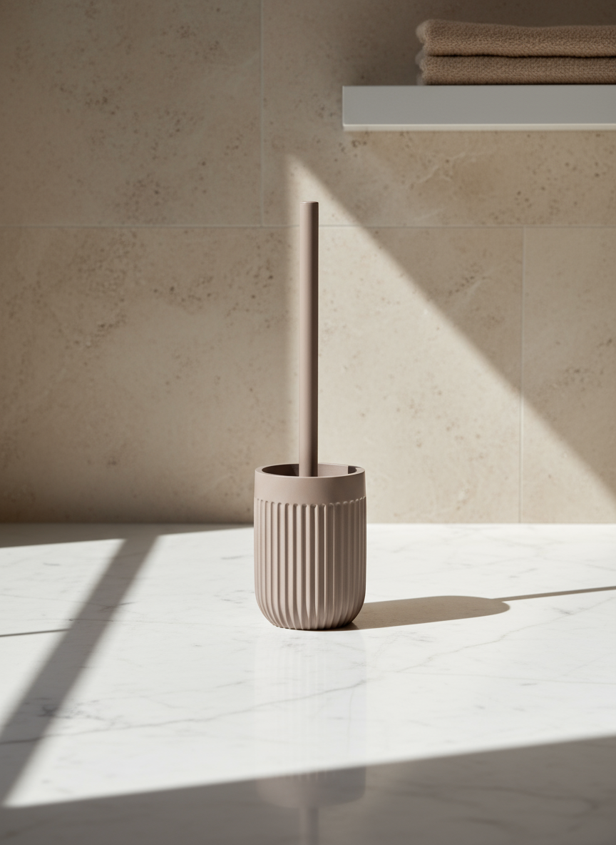 Ripple Toilet Brush - Brown