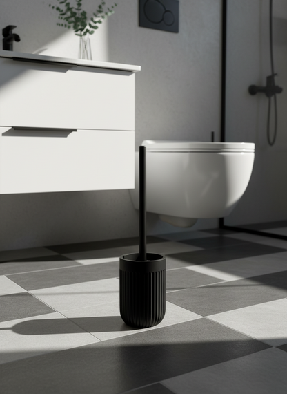 Ripple Toilet Brush - Black