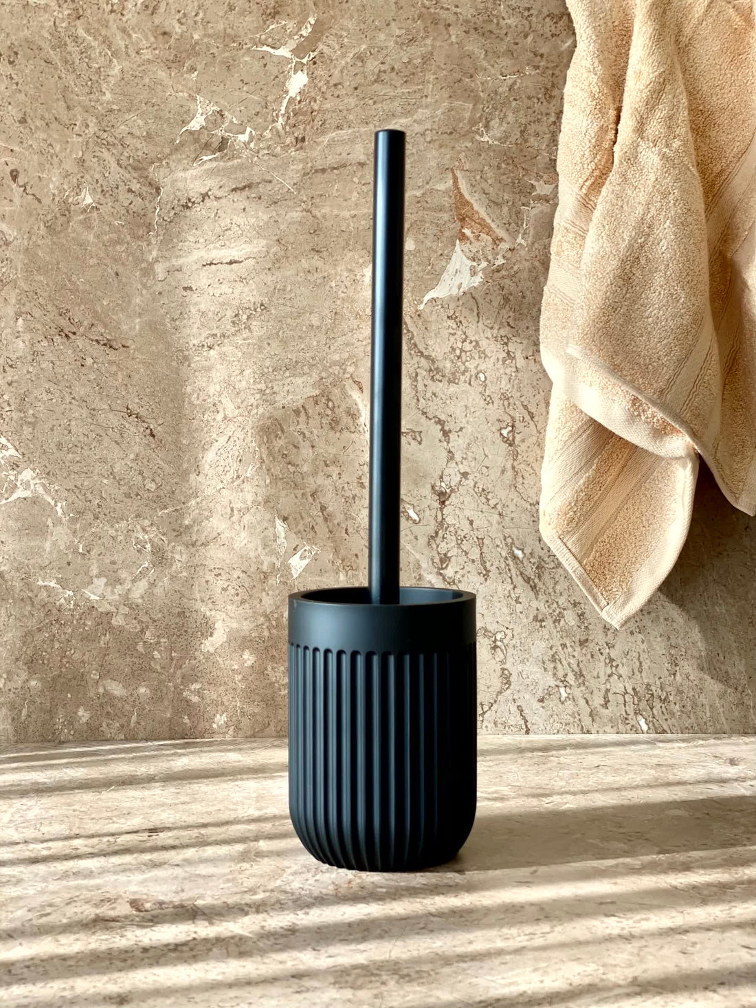 Ripple Toilet Brush - Black