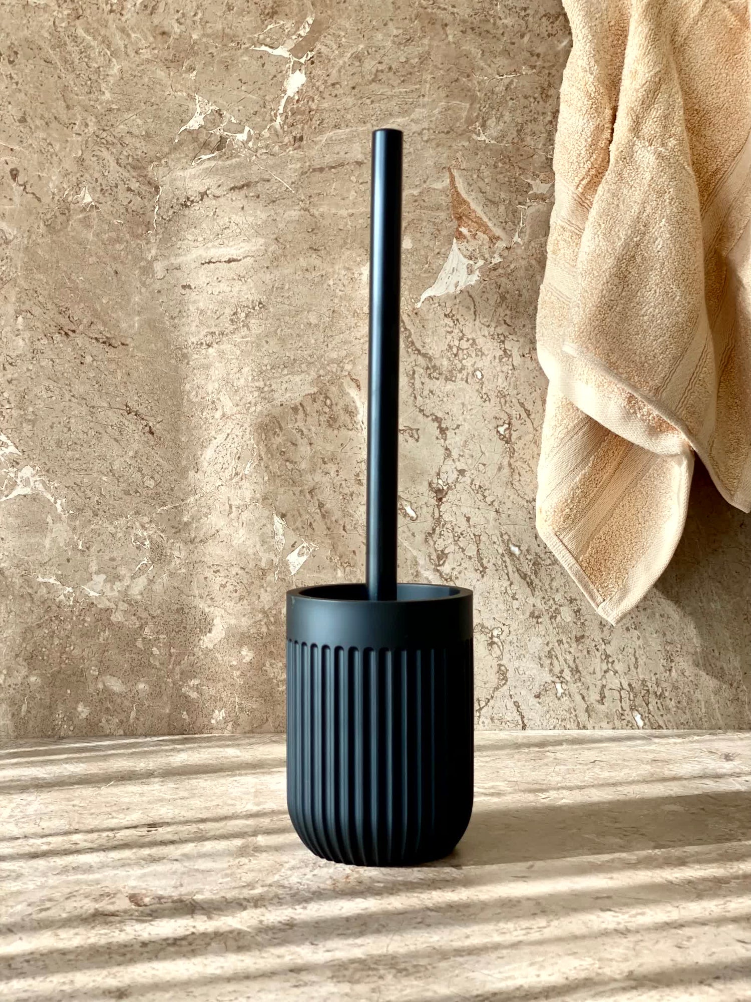 Ripple Toilet Brush - Black
