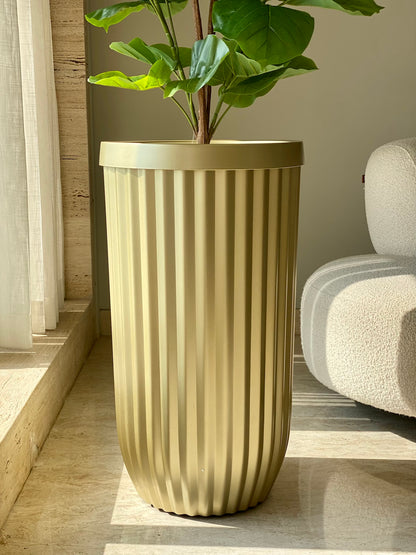 Grove Metallic Gold Planters