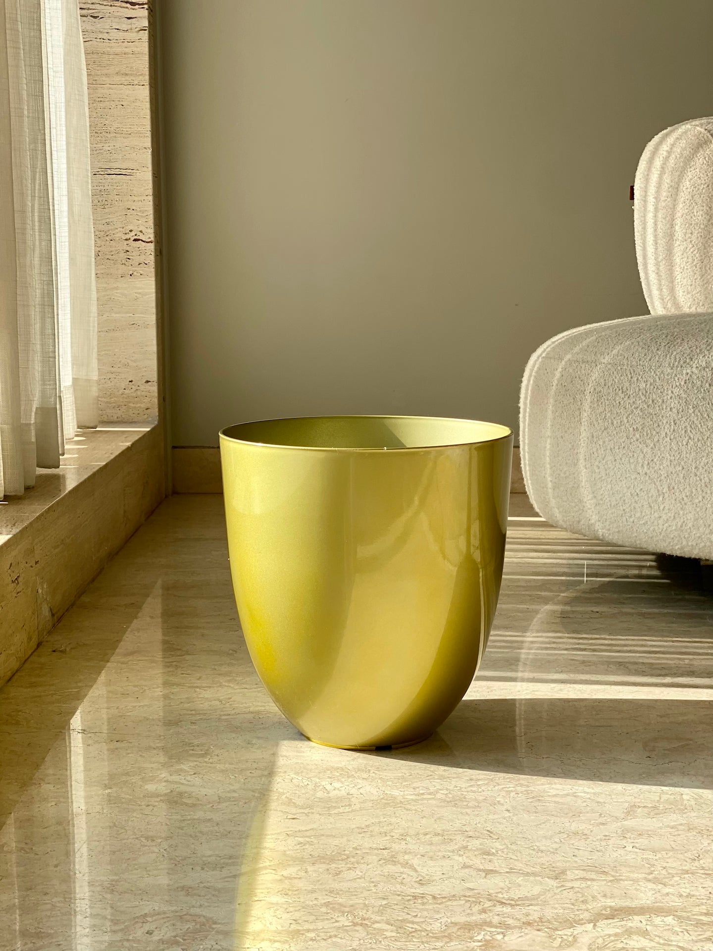 Crystal Planter - Gold