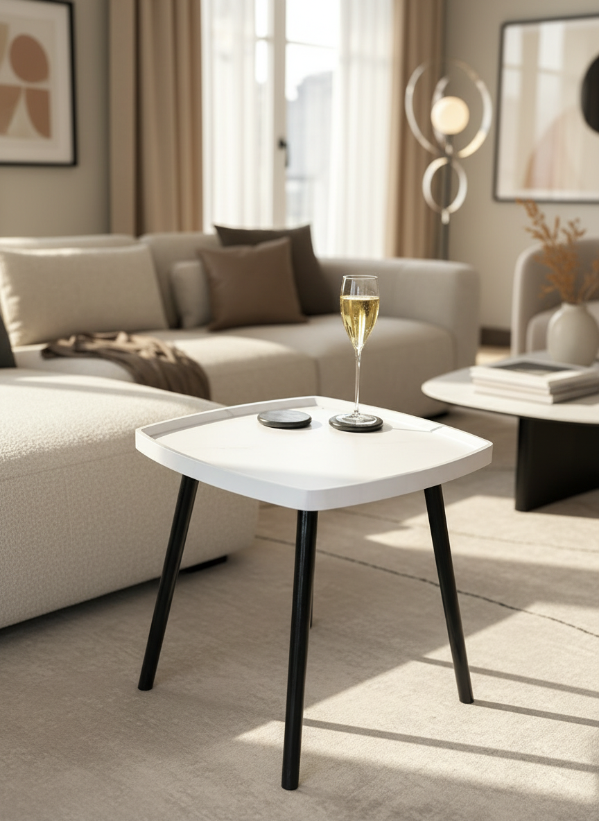 Seoul Center Table - White