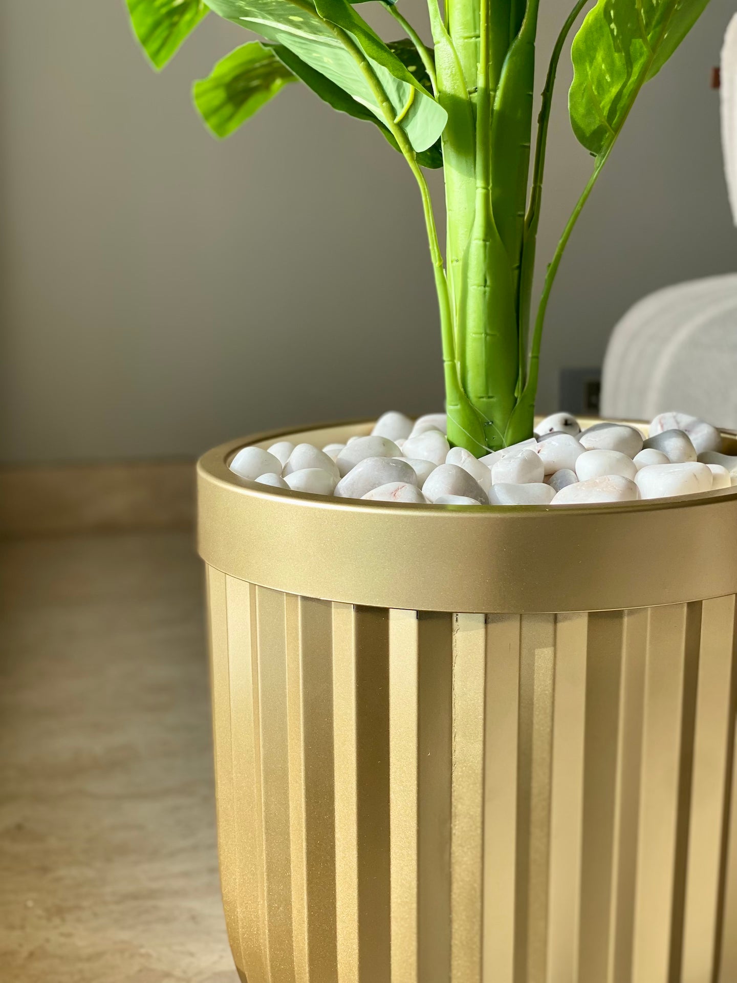 Grove Metallic Gold Planters