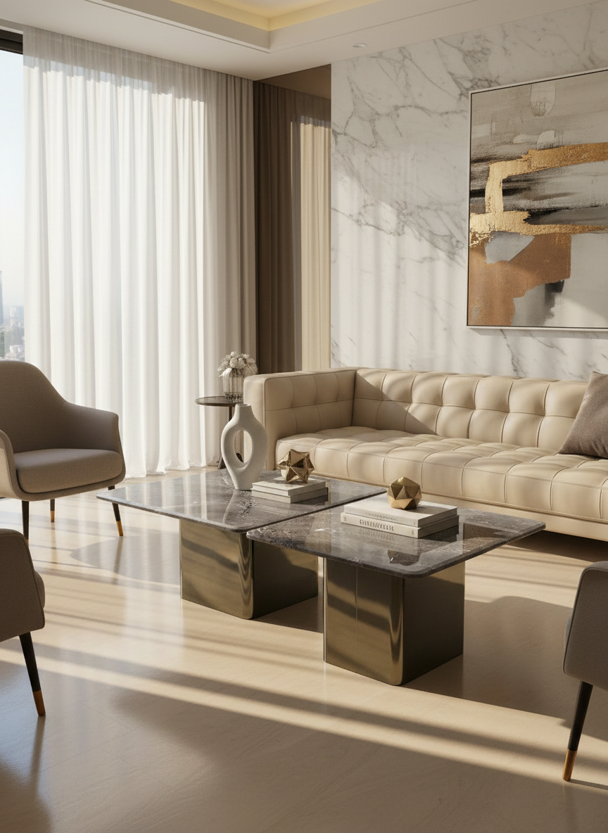 Genoa Coffee Table - Set of 2 (Only For Mumbai)