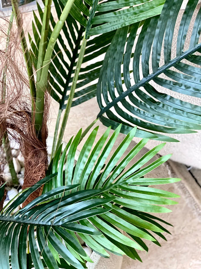 Artificial Lush Areca Palm Plant - 5.3 Feet