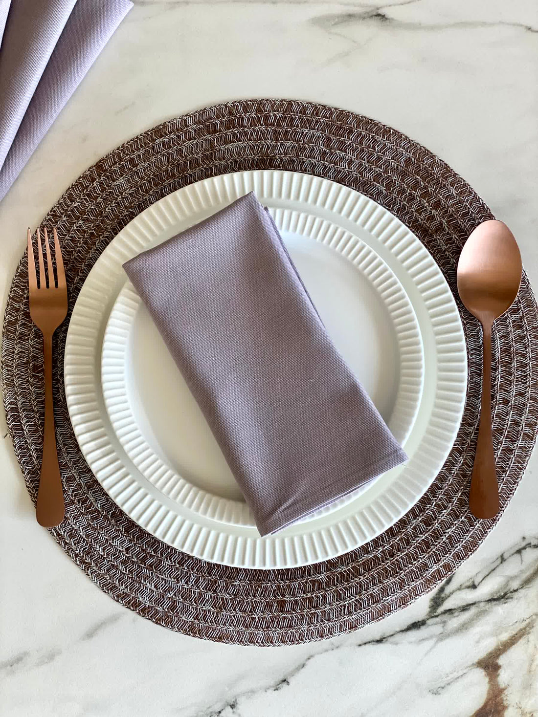 Grey Table Napkins (Set of 6)