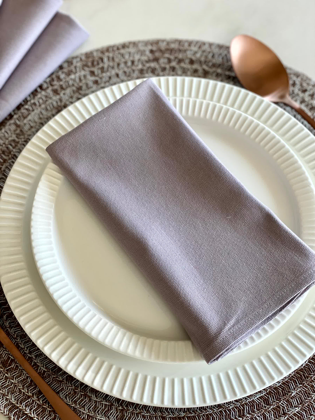 Grey Table Napkins (Set of 6)