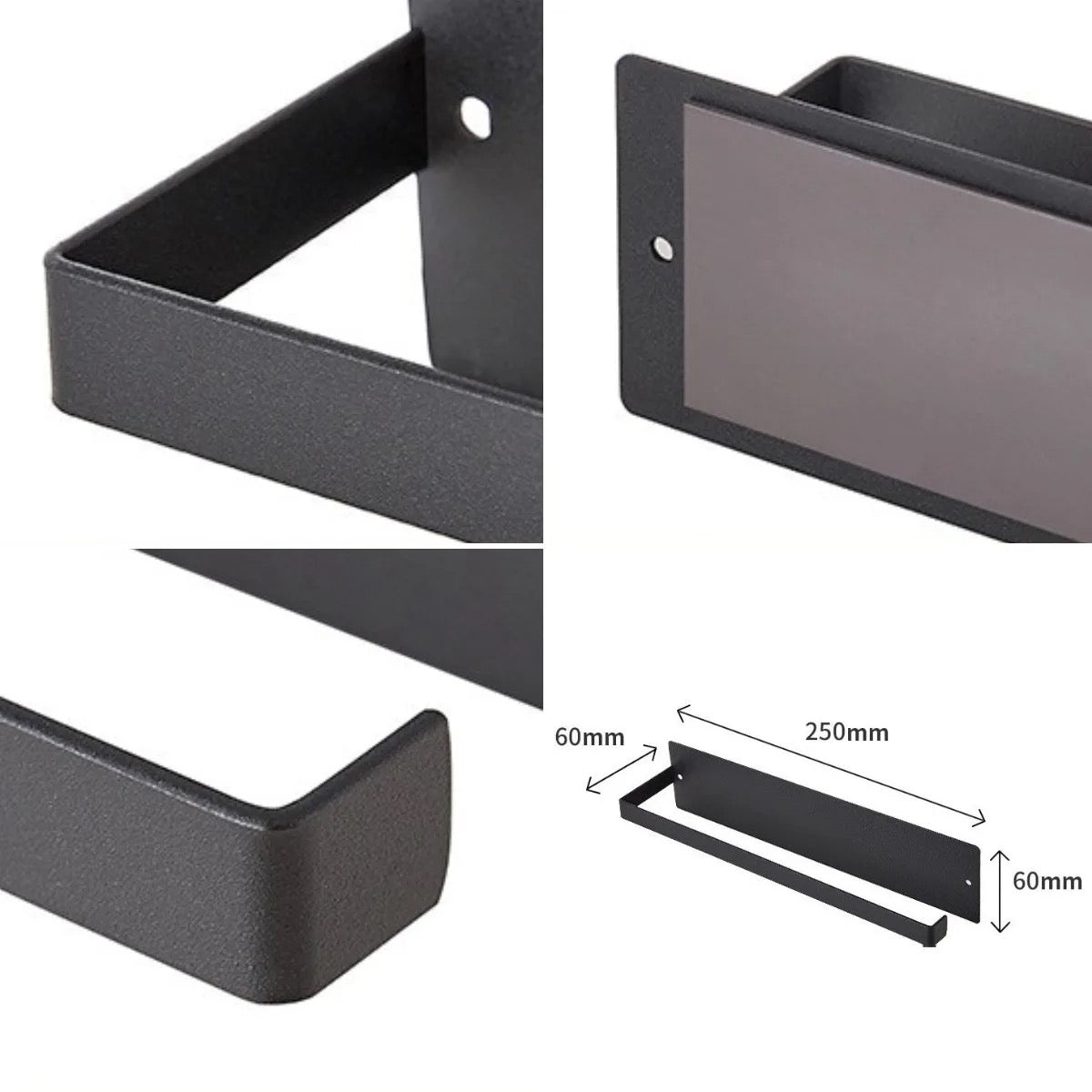 Single Magnetic Tissue  Holder Black