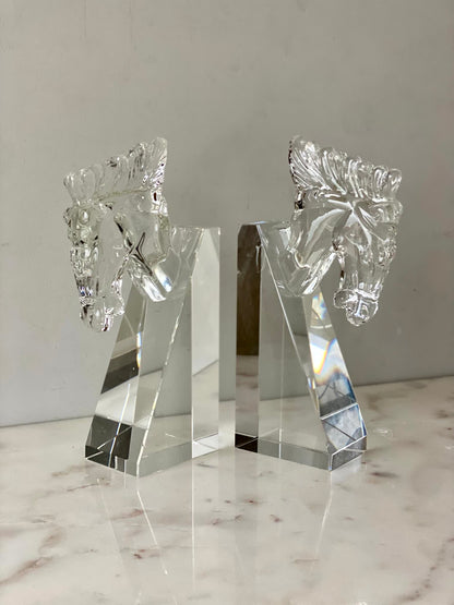 Stallion Crystal Bookend - Set of 2