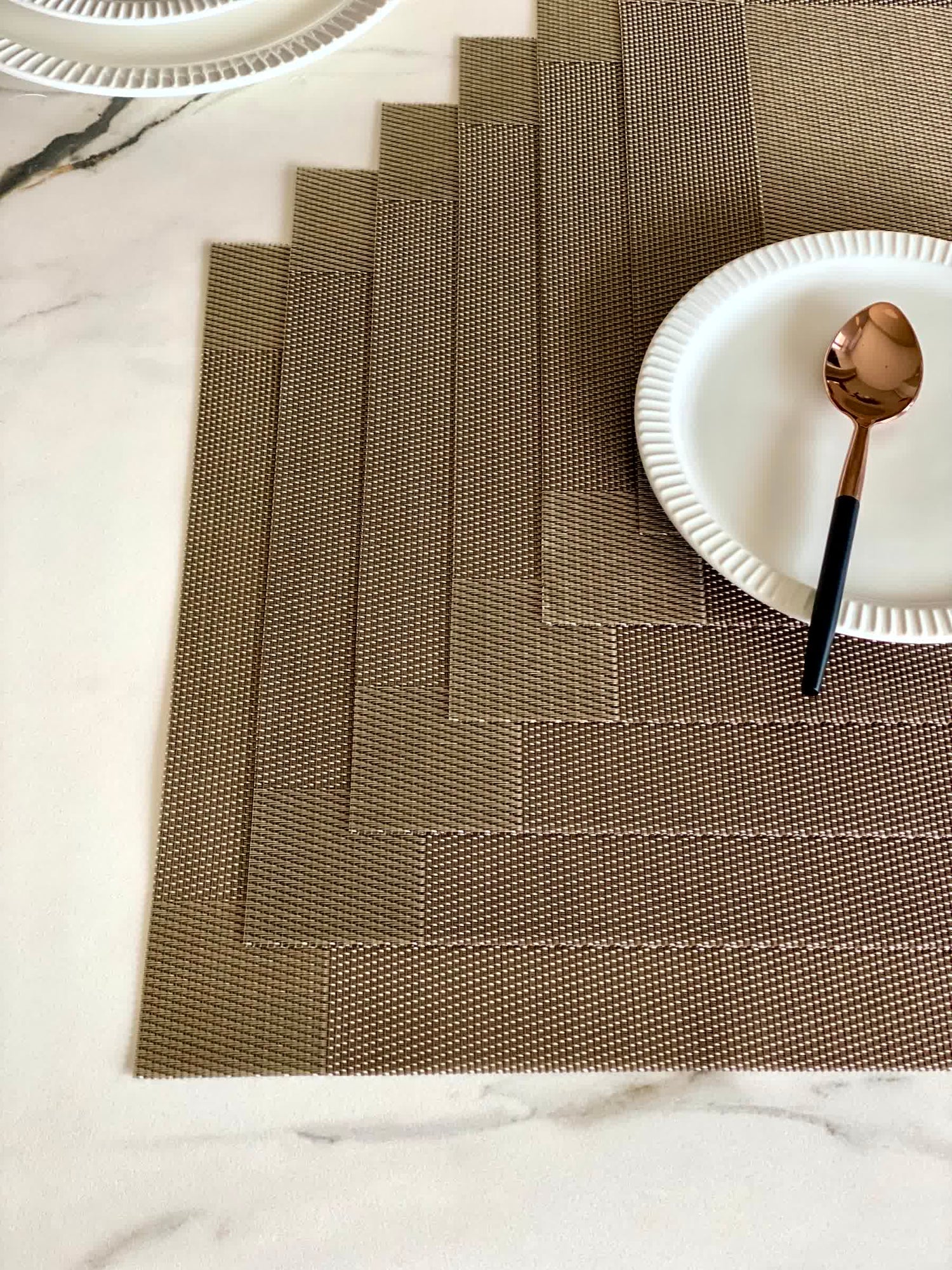 Samba Table Mats - Brown (Set of 6)