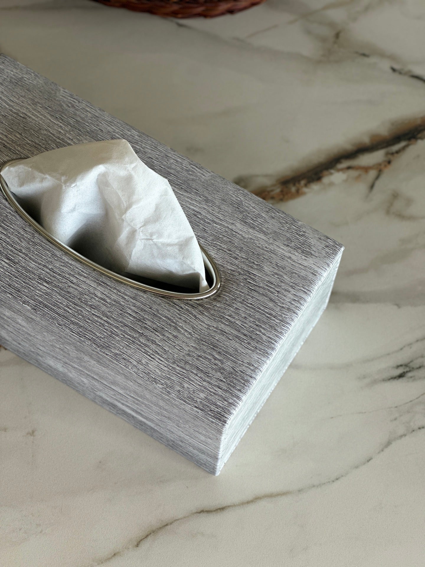 Flux Tissue Box - Grey
