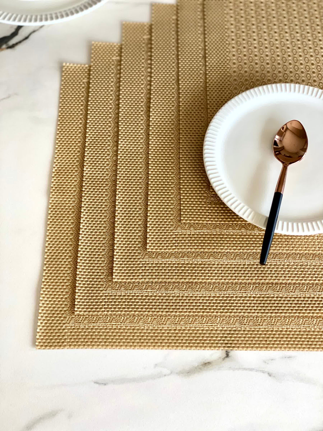 Symphony Table Mats - Gold (Set of 6)