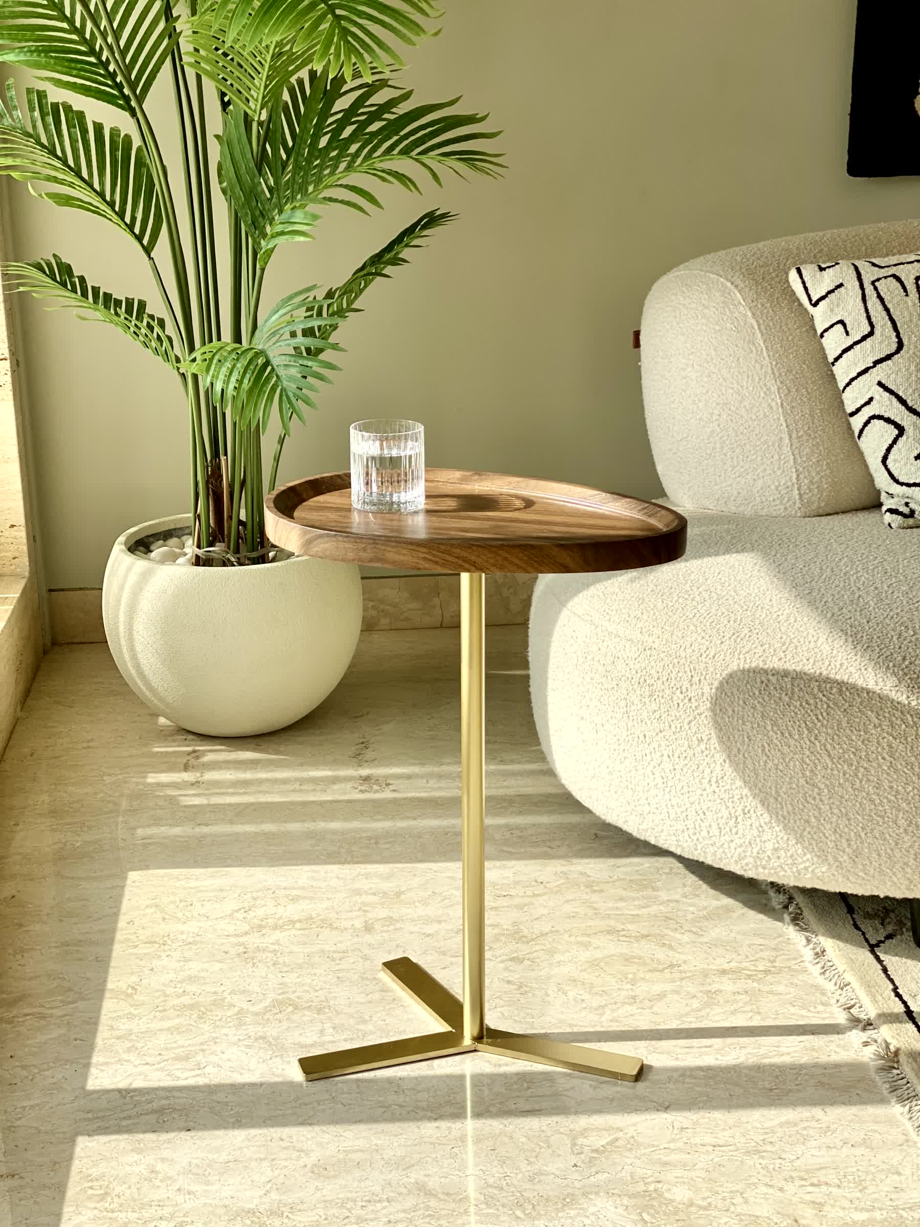 Seoul Drinks Table - Brown