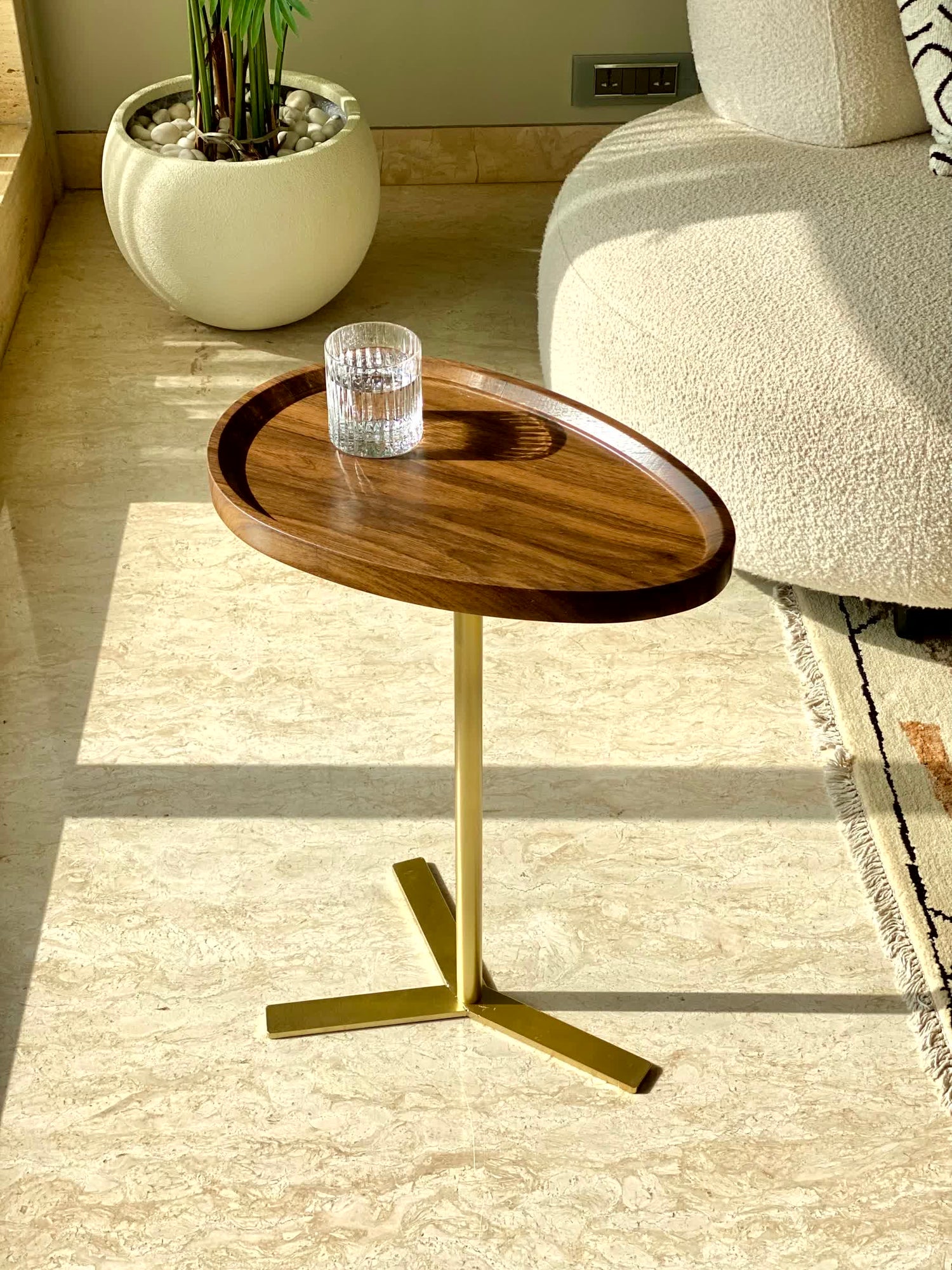 Seoul Drinks Table - Brown