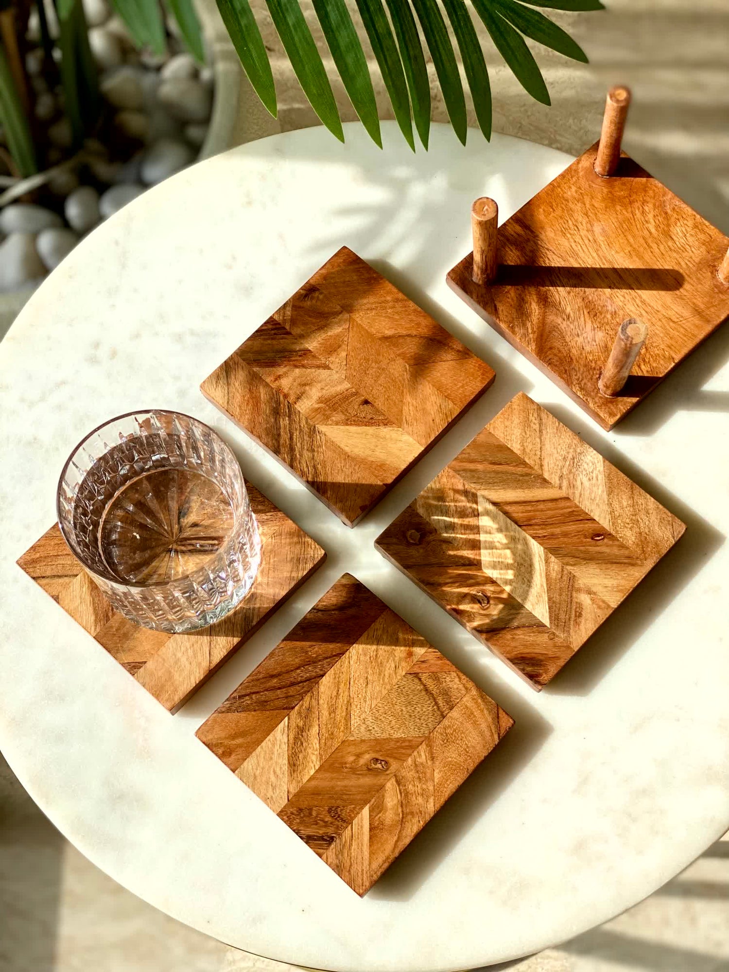 Vienna Acacia Coaster (Set Of 4)