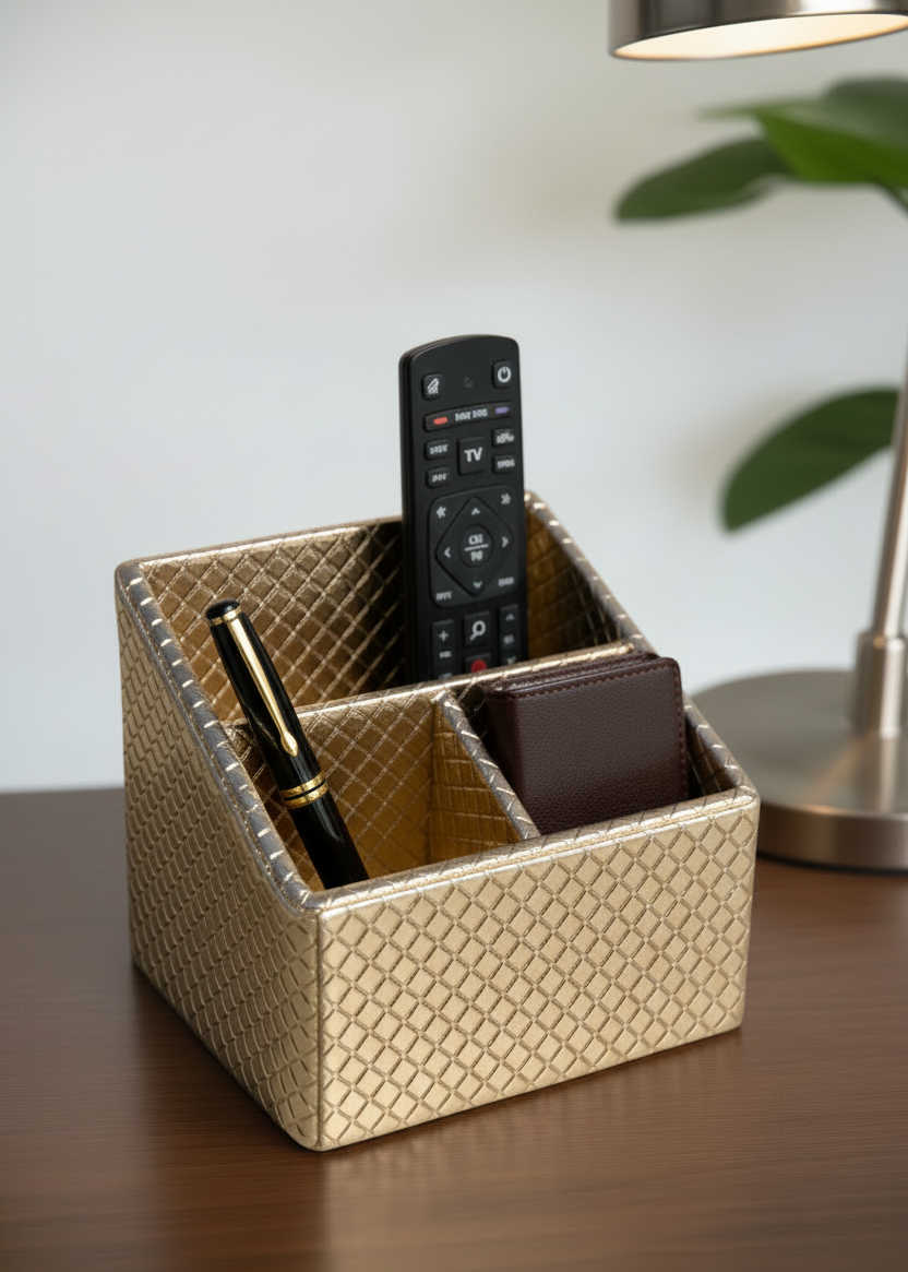 Braided Remote Holder Gold