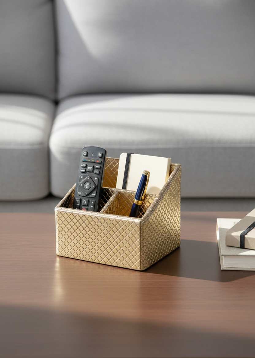 Braided Remote Holder Gold