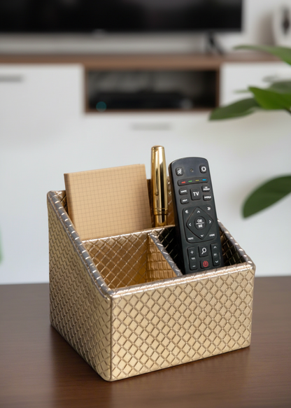 Braided Remote Holder Gold