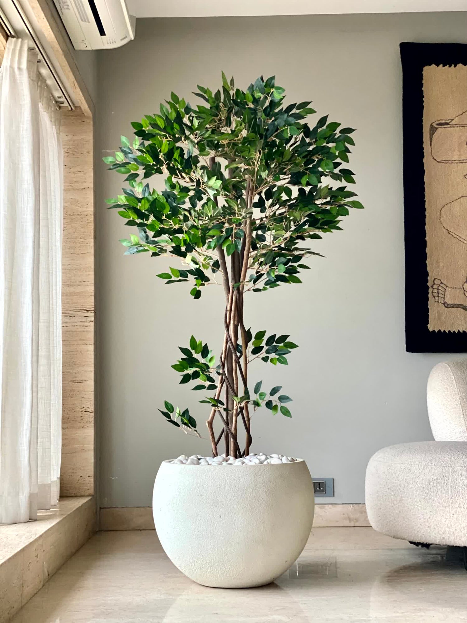 Artificial Verdant Grove Ficus - 5 Feet
