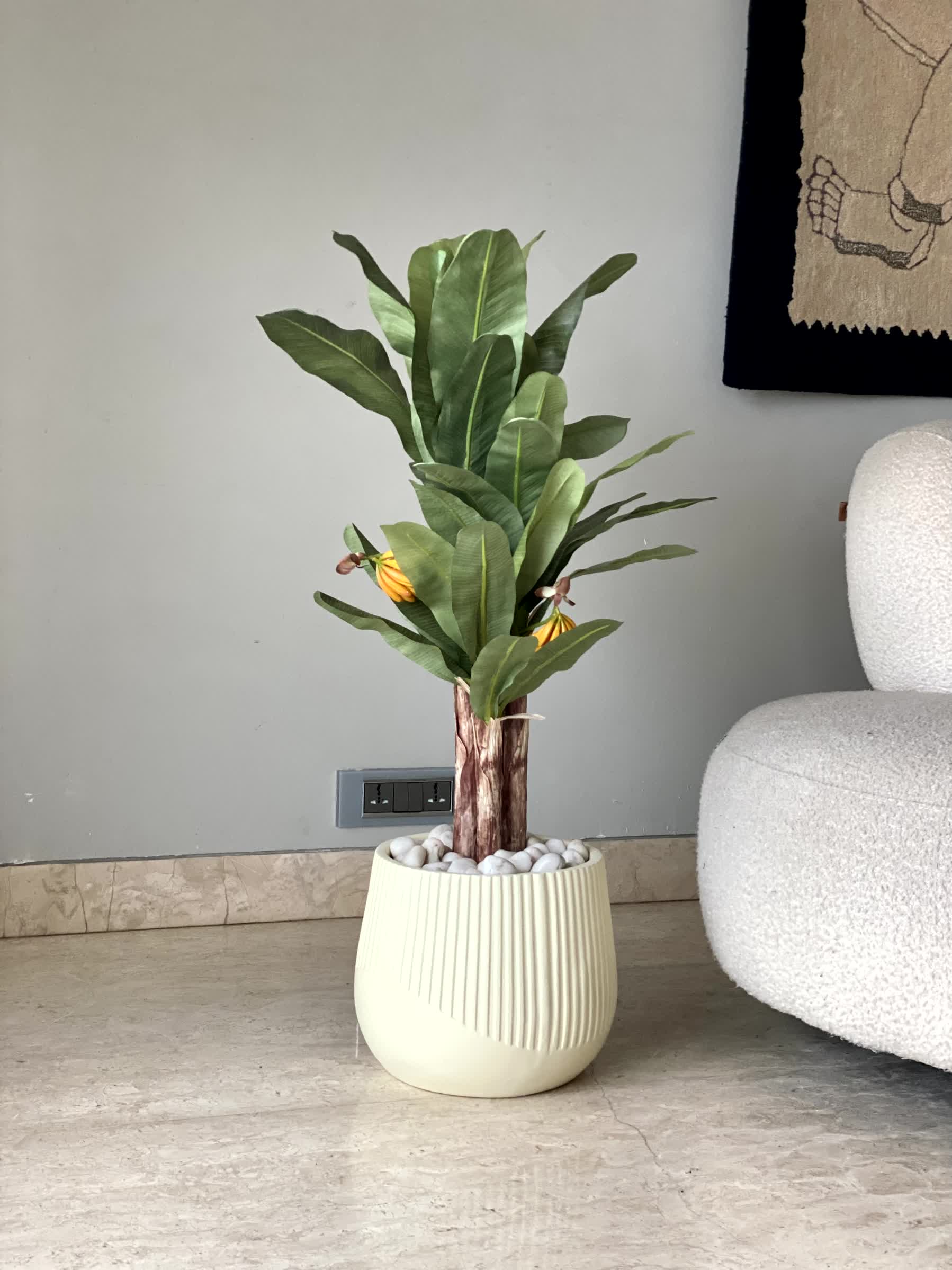 Artificial Fruiting Banana Plant - 6 Feet