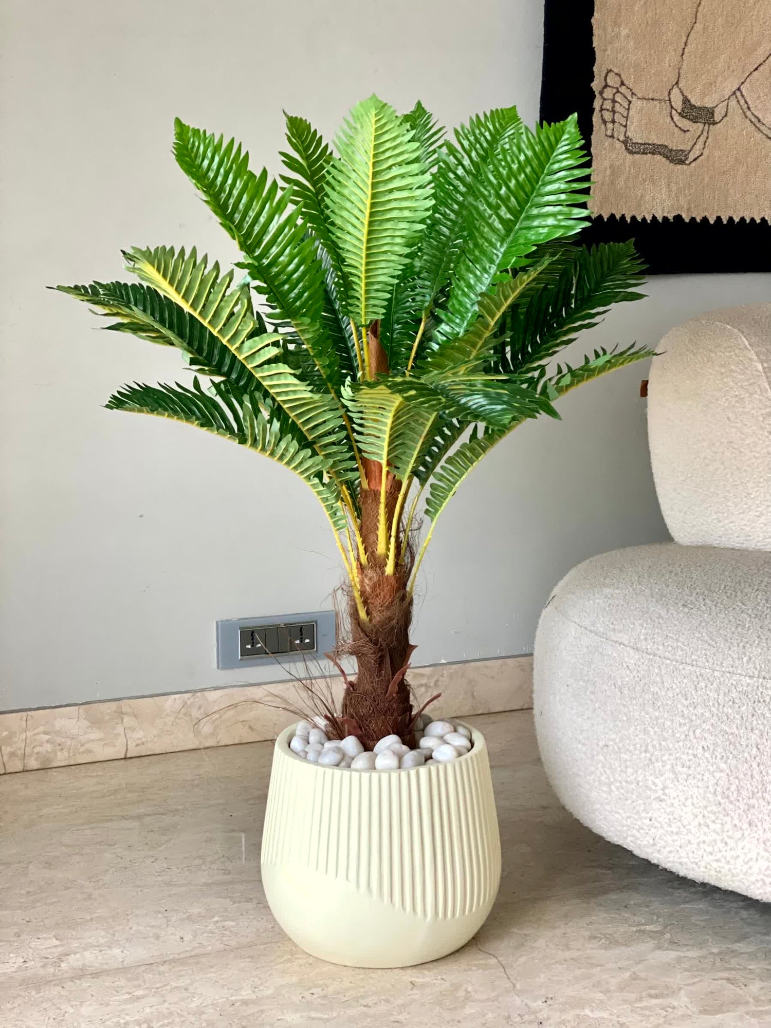Artificial Tropica Fern Palm Tree -  3 Feet