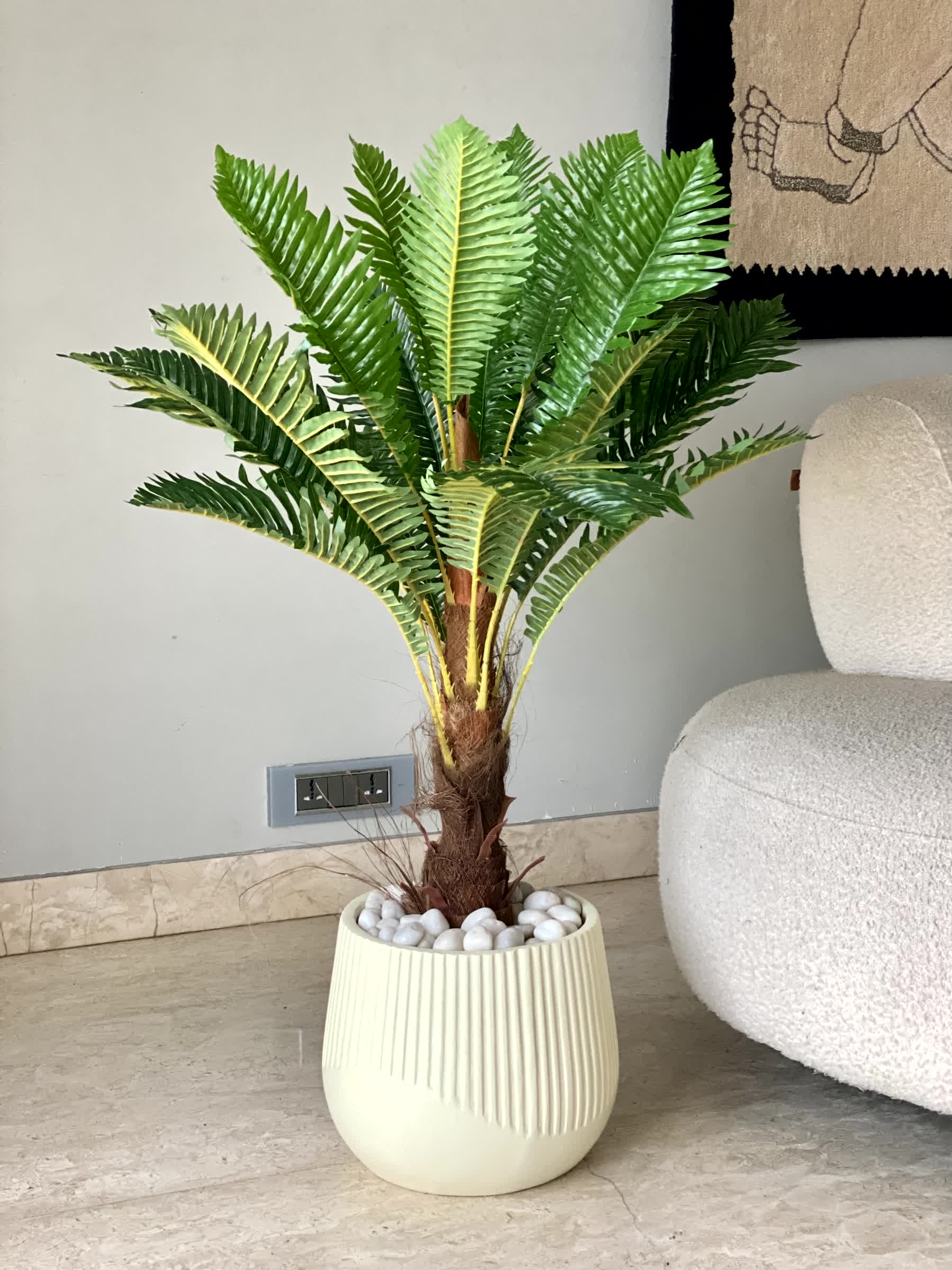 Artificial Tropica Fern Palm Tree -  3 Feet