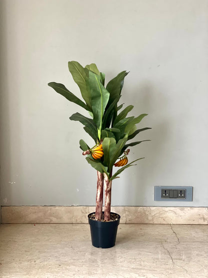 Artificial Fruiting Banana Plant - 6 Feet