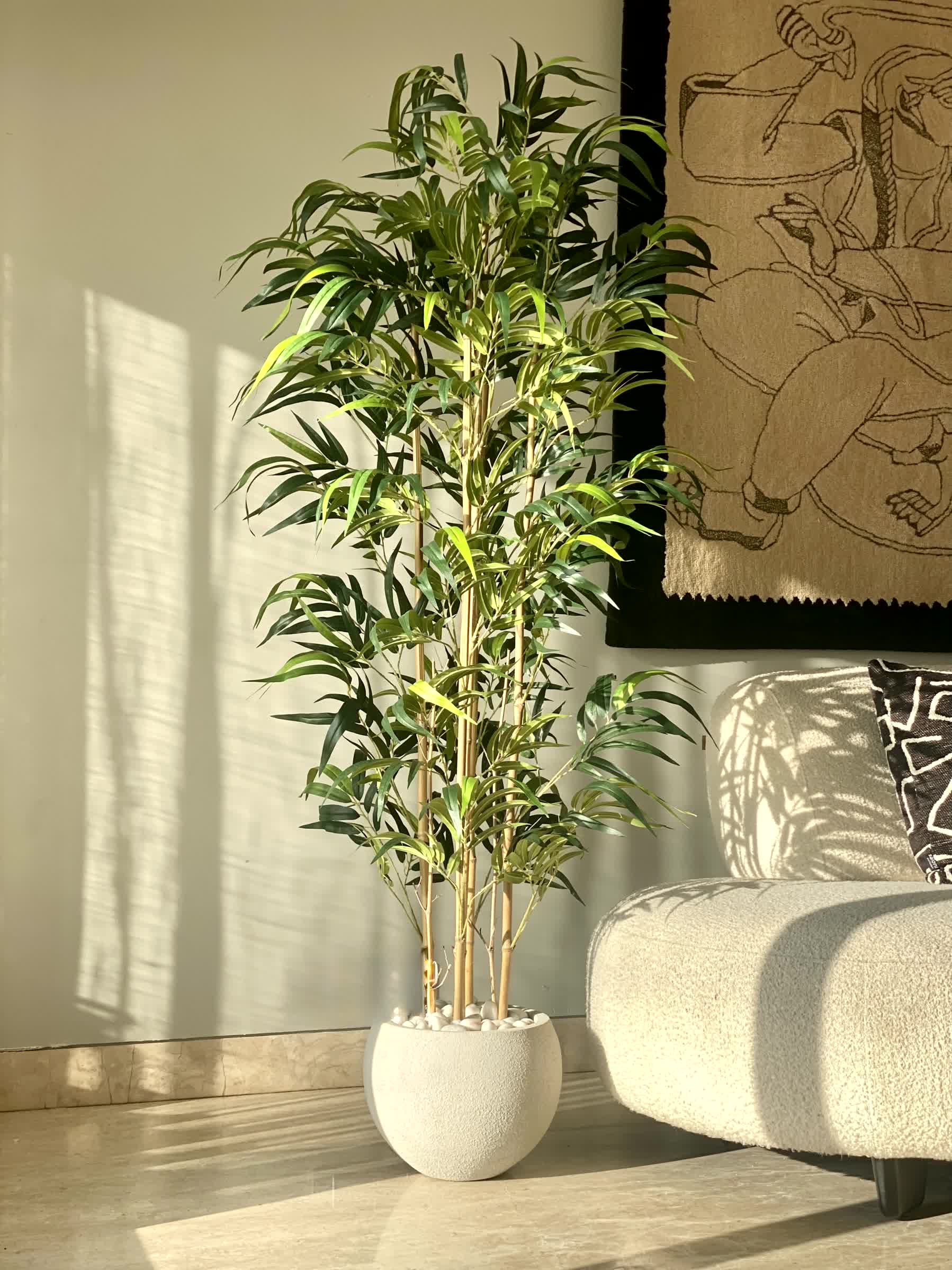 Artificial Lush Bamboo Plant - 5.5 Feet