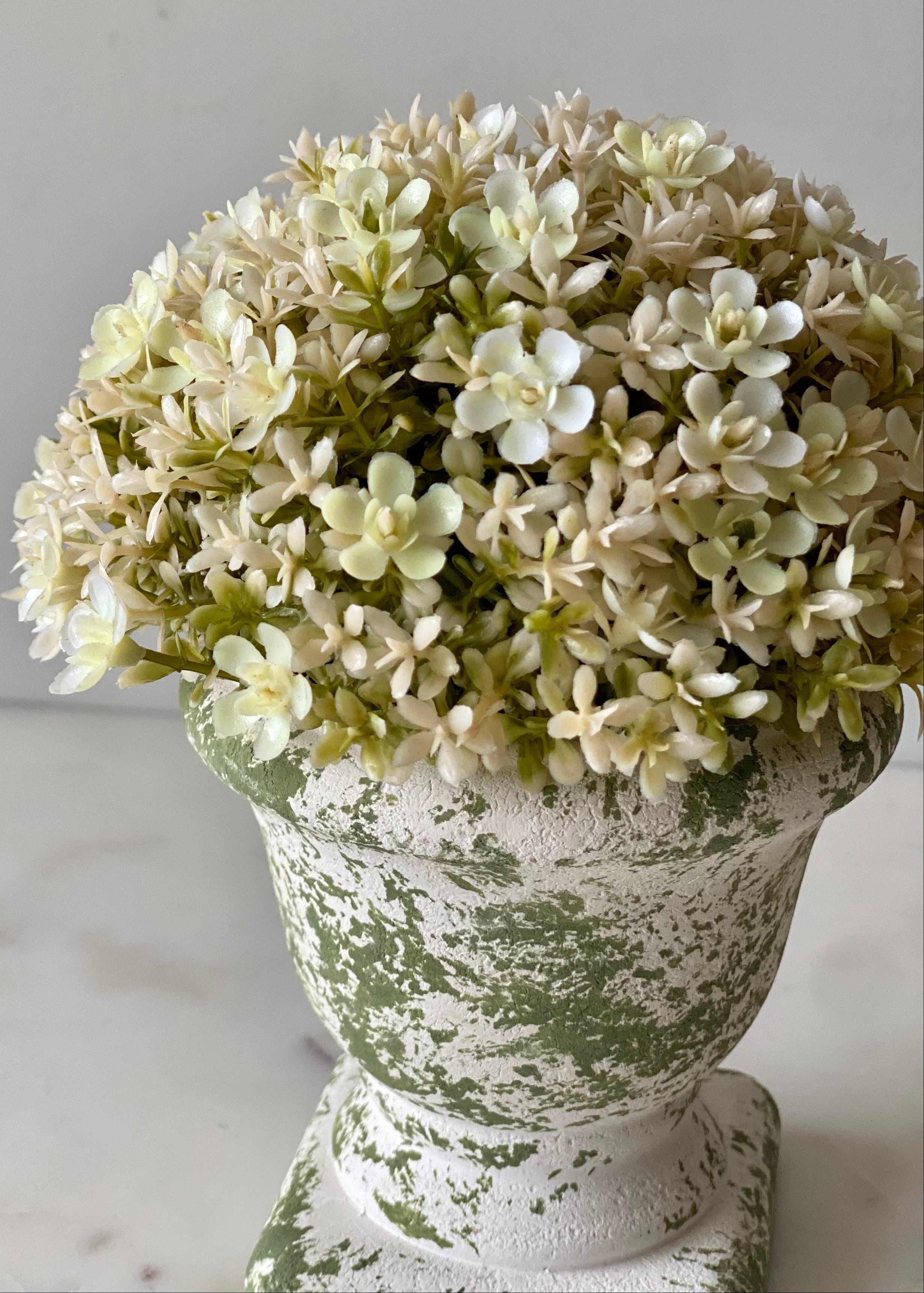 Artificial Fiora Mini Ball Plant – Ivory