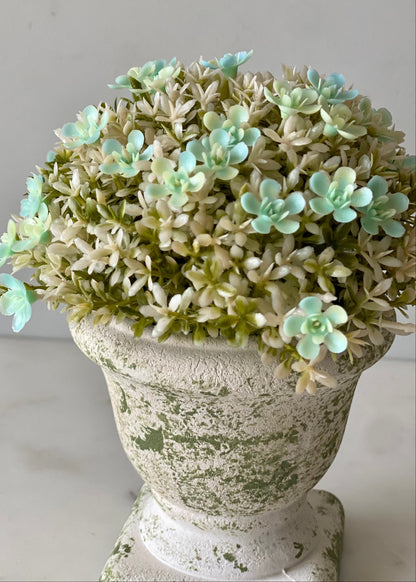 Artificial Fiora Mini Ball Plant – Mint Green
