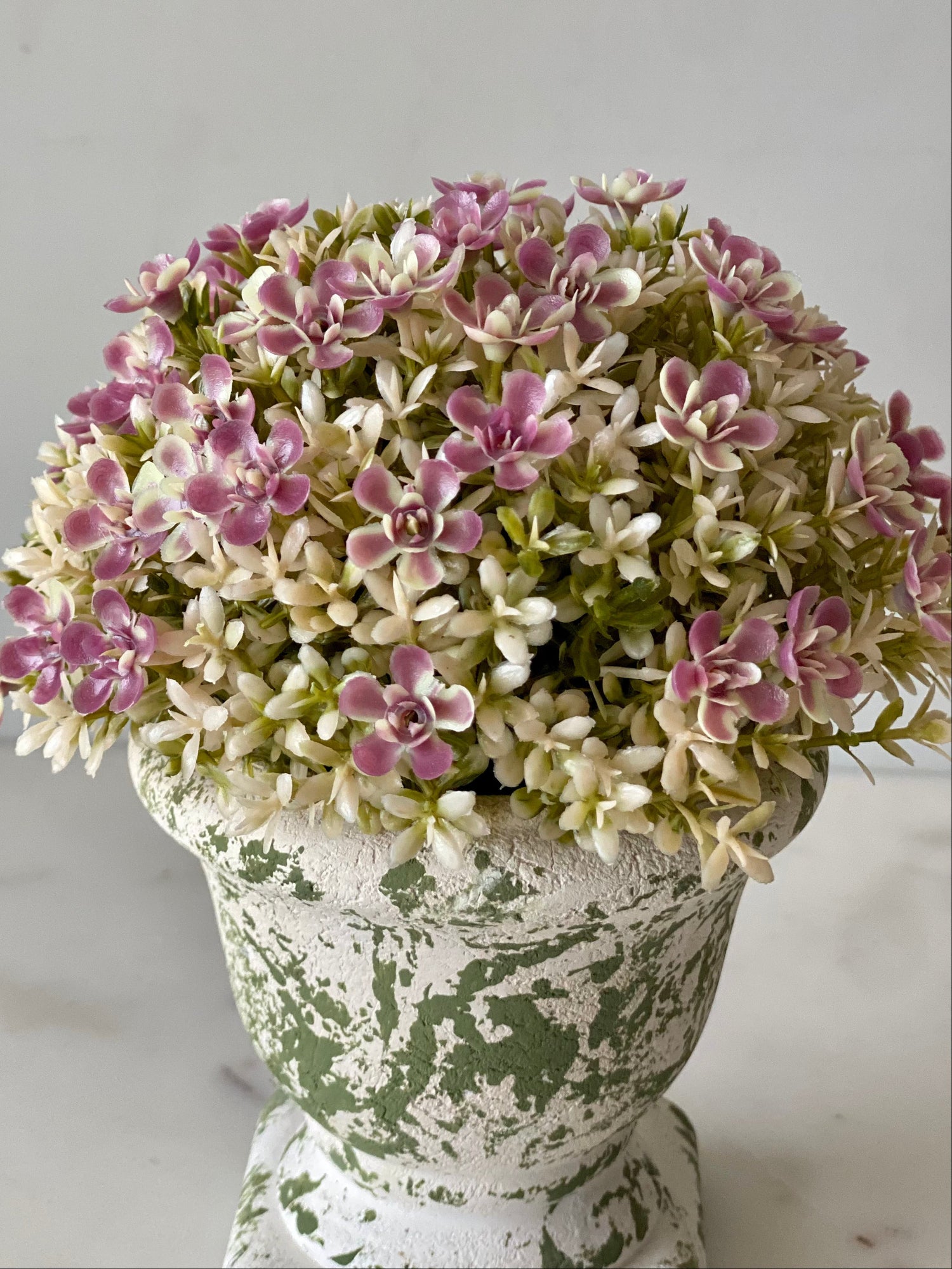 Artificial Fiora Mini Ball Plant – Lavender Bloom