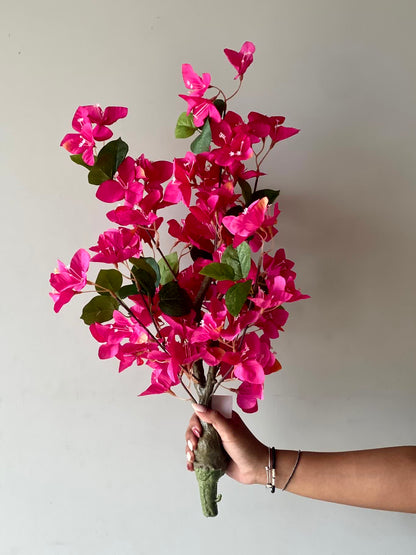 Artificial Blush Bougainvillea Plant - 2 Feet