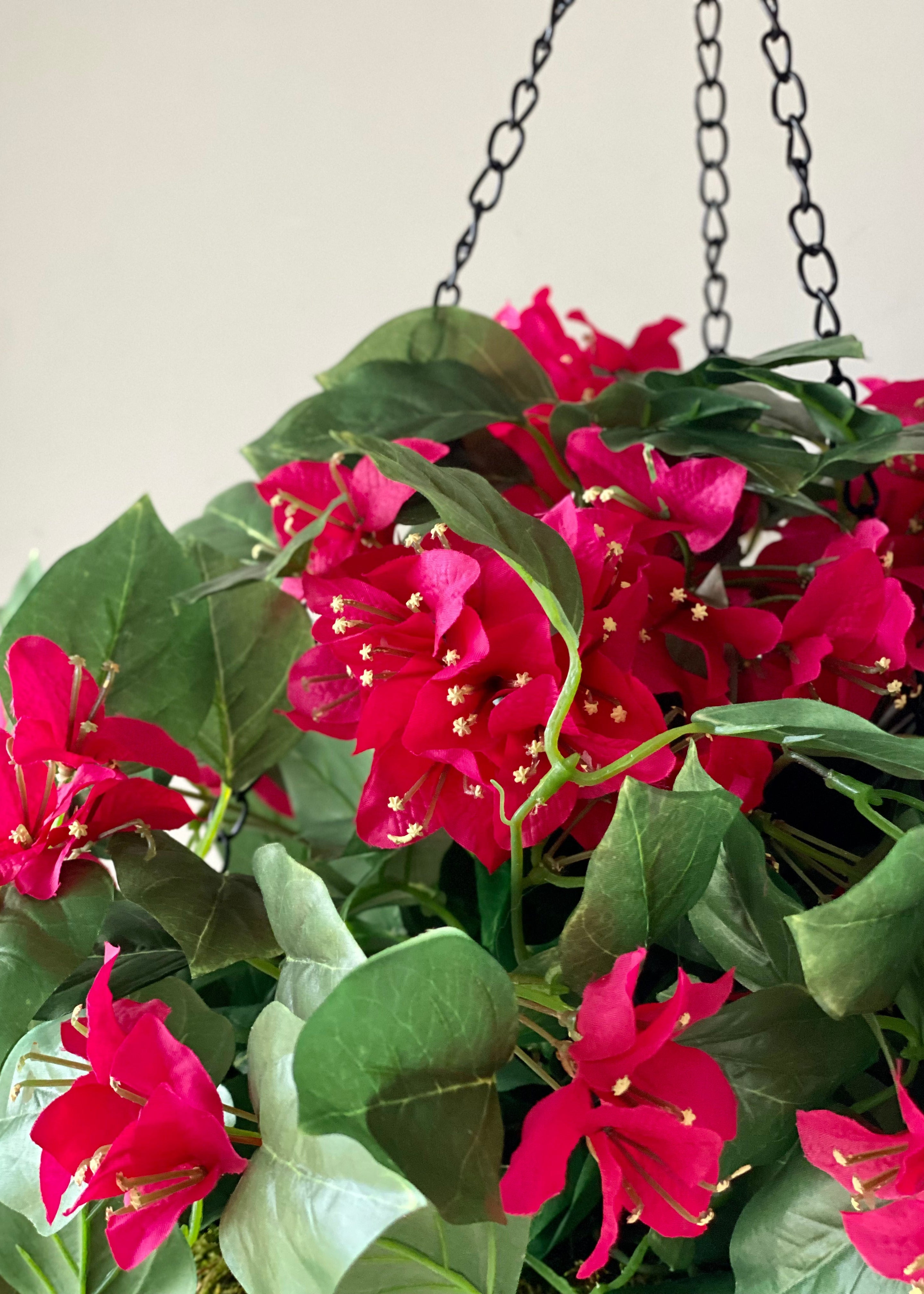 Artificial Bougainvillea Cascade Hanging Plant - 3.2 Feet