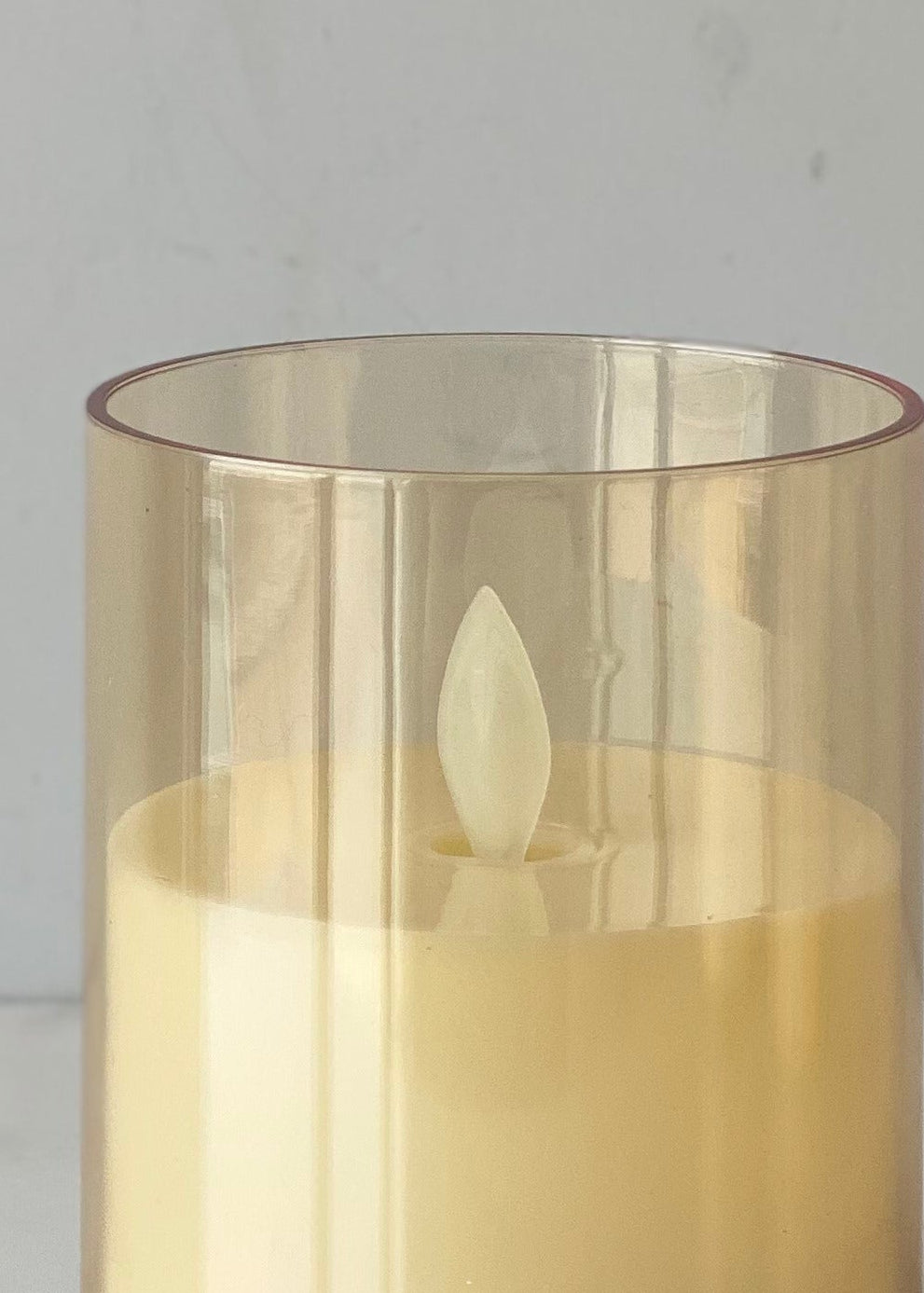 LED Glass Candle - Small
