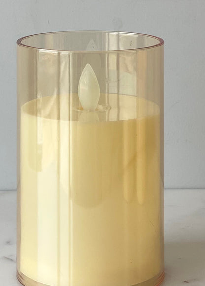 LED Glass Candle - Medium