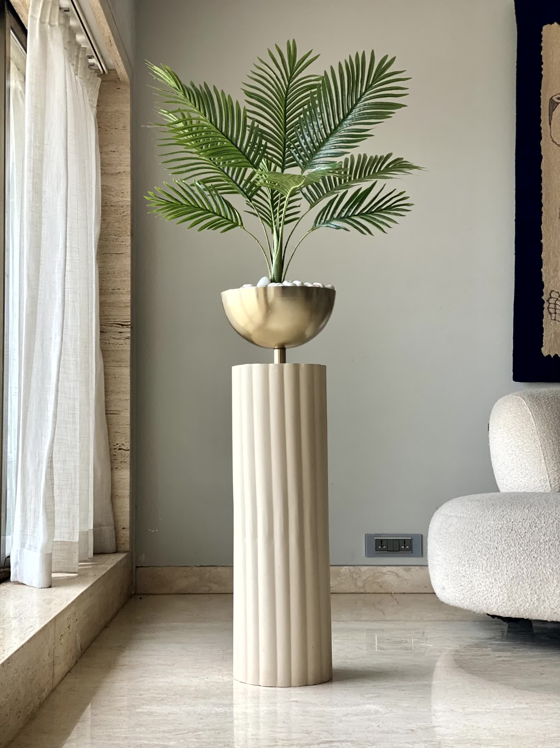Artificial Tropical Whisper Palm - 2.5 Feet