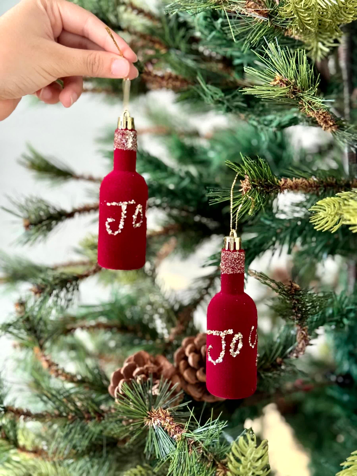 Christmas Cheer Mini Hanging - Set of 4