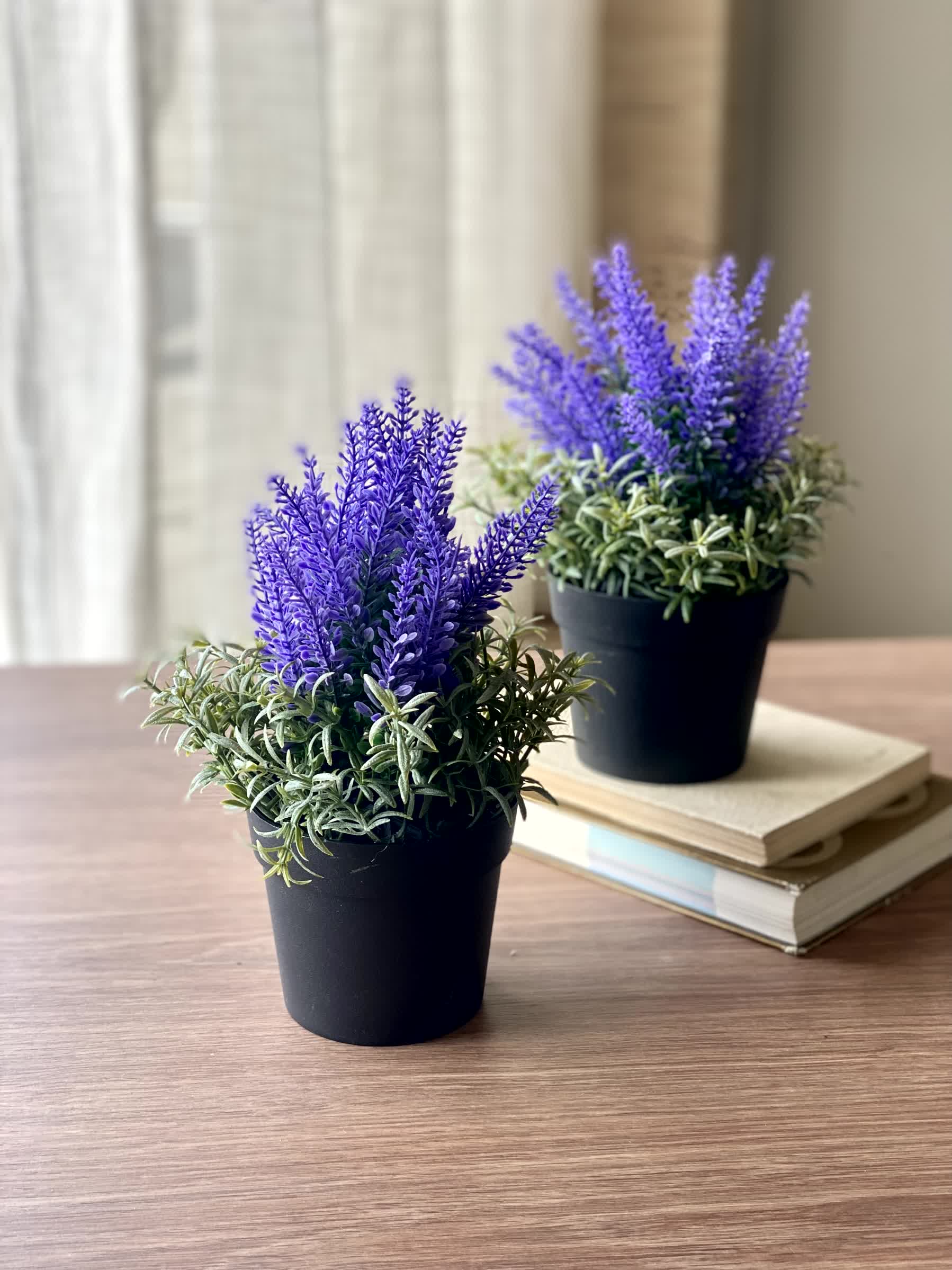 Artificial Lavender Plant - Small (Set of 2)