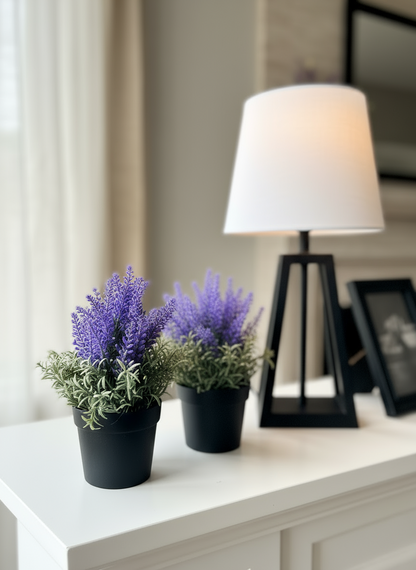 Artificial Lavender Plant - Small (Set of 2)