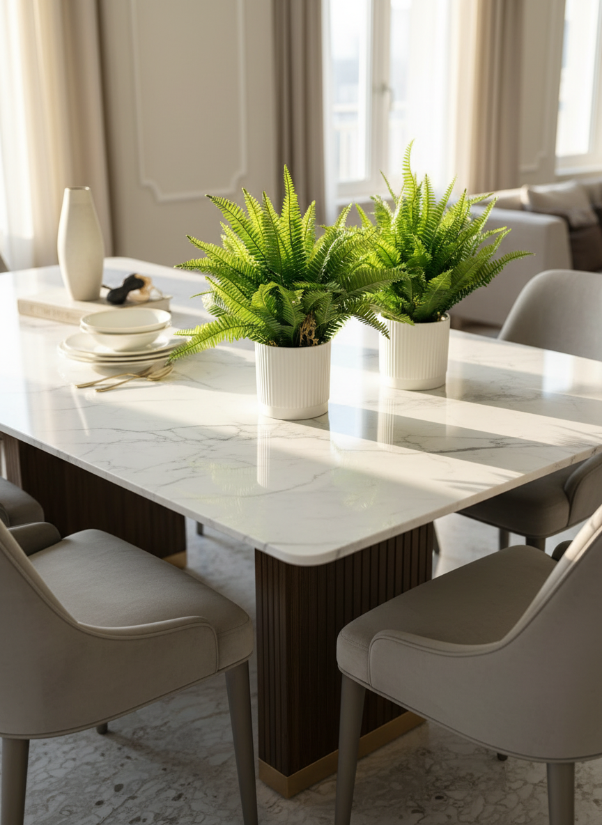 Artificial Lush Fern Plant - Small (Set of 2)