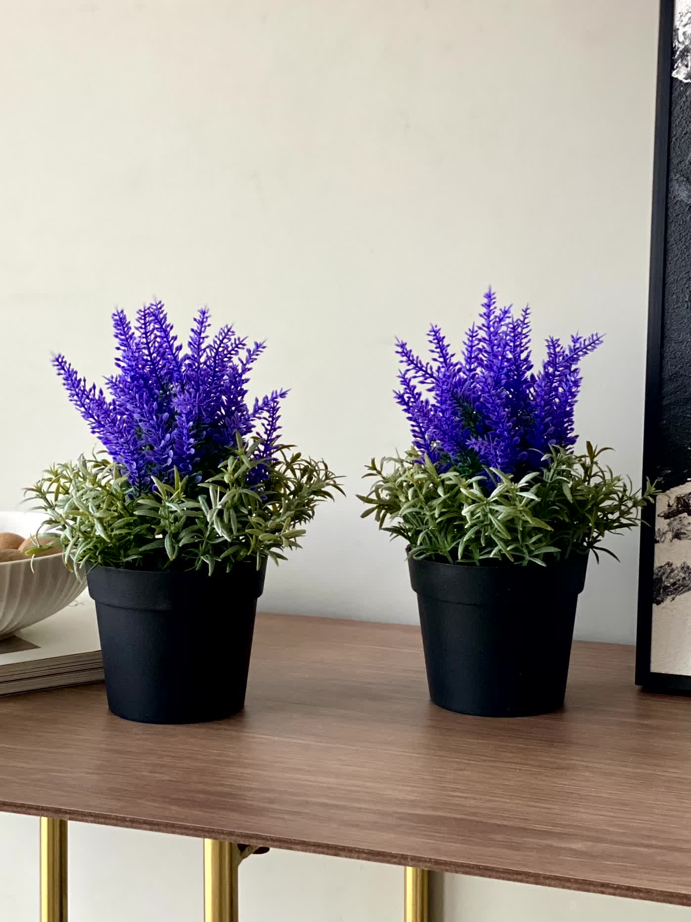 Artificial Lavender Plant - Small (Set of 2)