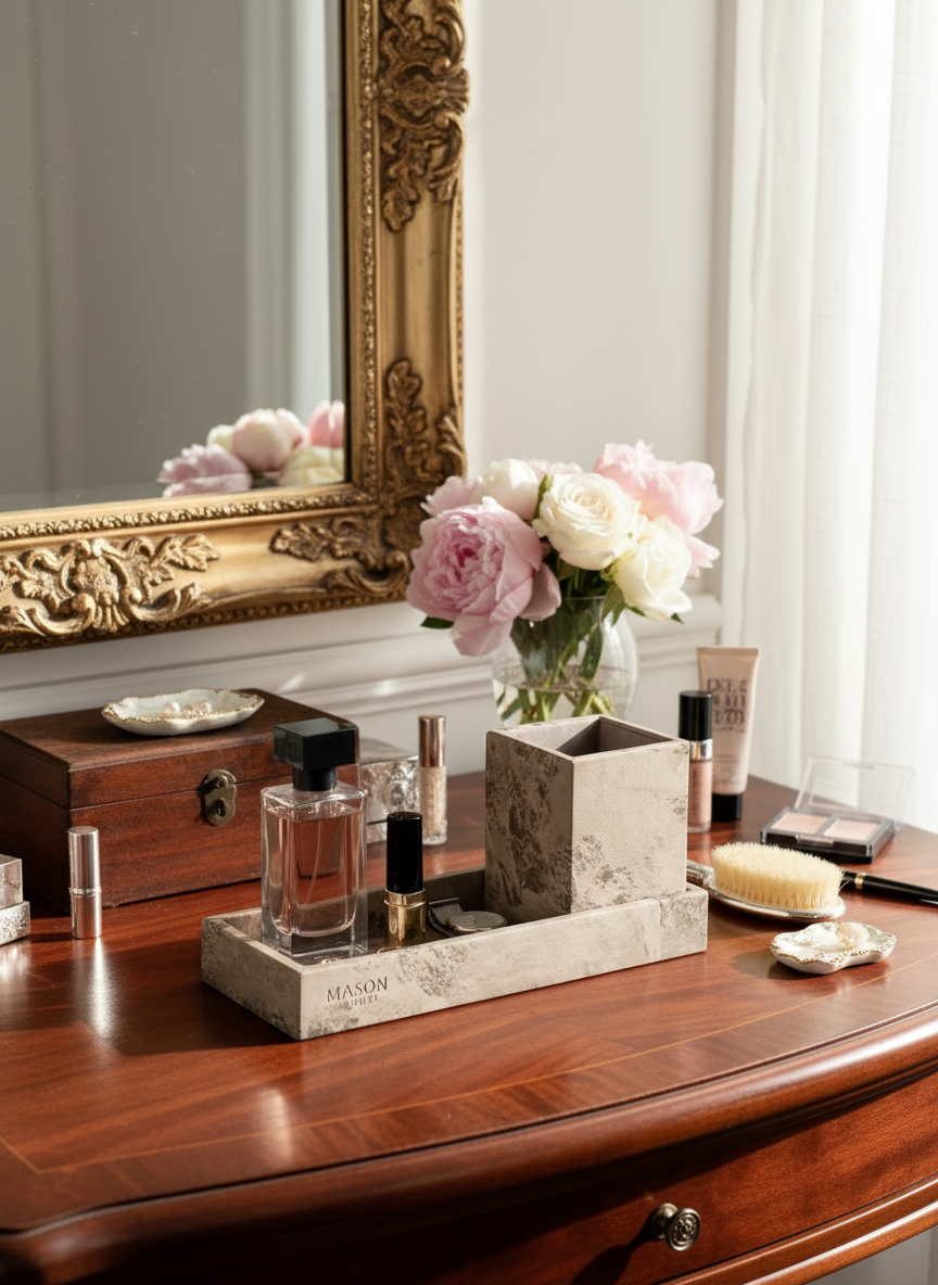 Indo Mocha Pen And Tray Set