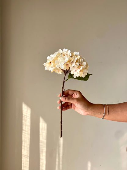 Artificial Primrose Flower Bunch - Ivory