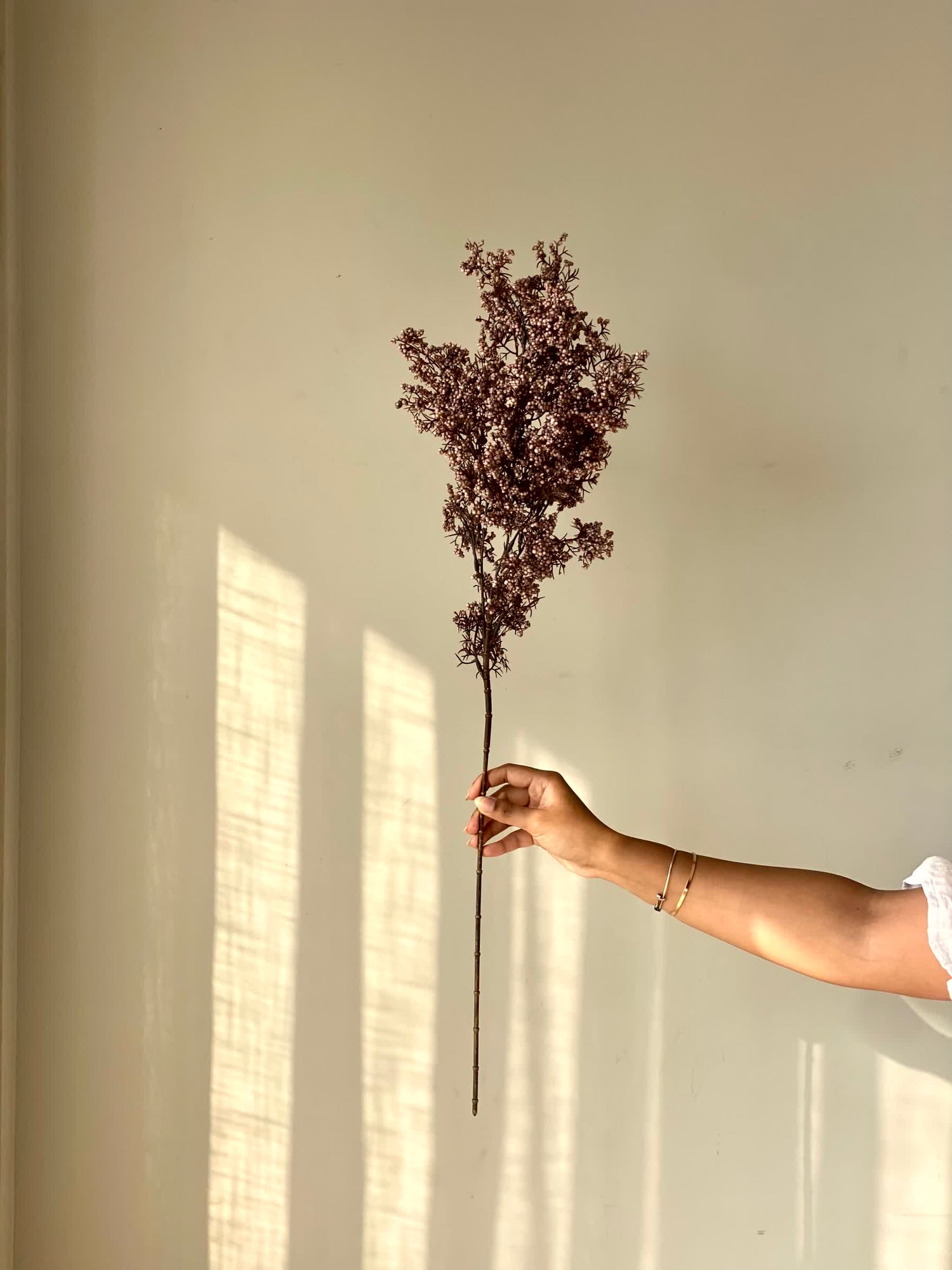 Artificial Wisteria Large Flower Stem - Pink (One Stem)
