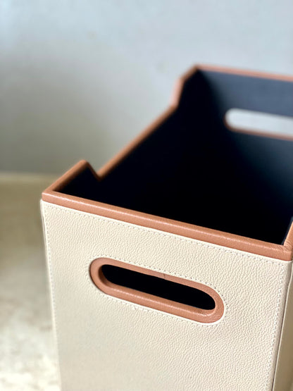 Naples Taupe Magazine Holder